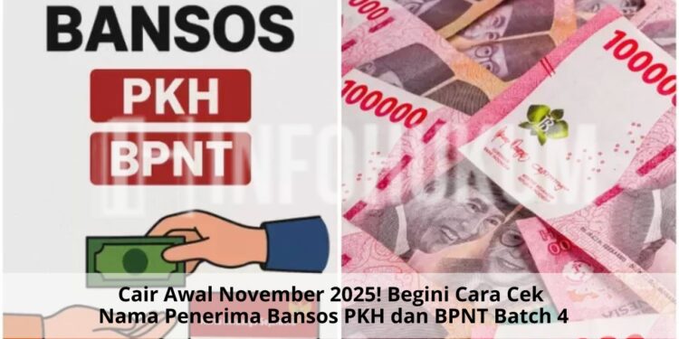 2. Cair Awal November 2025! Begini Cara Cek Nama Penerima Bansos PKH dan BPNT Batch 4