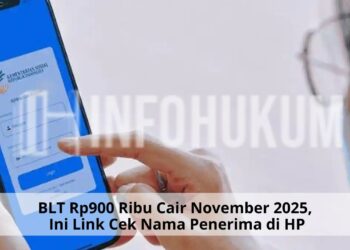 BLT Rp900 Ribu Cair November 2025, Ini Link Cek Nama Penerima di HP