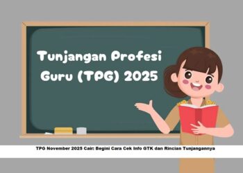 TPG November 2025 Cair: Begini Cara Cek Info GTK dan Rincian Tunjangannya