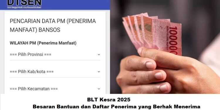 BLT Kesra 2025: Besaran Bantuan dan Daftar Penerima yang Berhak Menerima