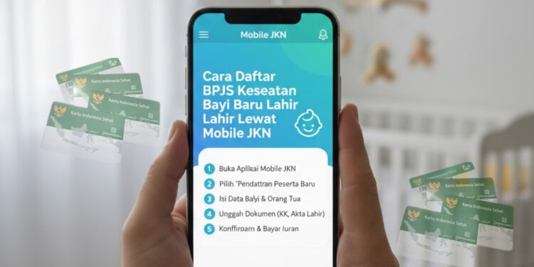Cara Daftar BPJS Kesehatan Bayi Baru Lahir Lewat Mobile JKN