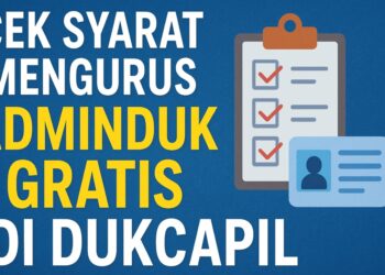 Cek Syarat Mengurus Adminduk Gratis di Dukcapil