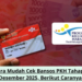 Cara Mudah Cek Bansos PKH Tahap 4 Desember 2025, Berikut Caranya!