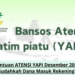 Bantuan ATENSI YAPI Desember 2025, Sudahkah Dana Masuk Rekening?
