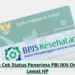 Cara Cek Status Penerima PBI JKN Online Lewat HP