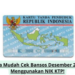 Cara Mudah Cek Bansos Desember 2025 Menggunakan NIK KTP!