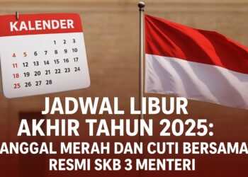 Jadwal Libur Akhir Tahun 2025 Tanggal Merah dan Cuti Bersama Resmi SKB 3 Menteri