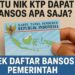 Satu NIK KTP Dapat Bansos Apa Saja? Cek Daftar Bansos Pemerintah