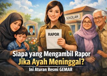Siapa yang Mengambil Rapor Jika Ayah Meninggal Ini Aturan Resmi GEMAR