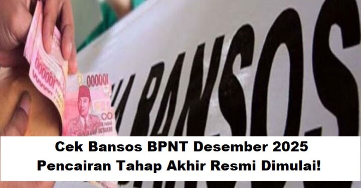 Cek Bansos BPNT Desember 2025: Pencairan Tahap Akhir Resmi Dimulai!