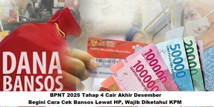 BPNT 2025 Tahap 4 Cair Akhir Desember: Begini Cara Cek Bansos Lewat HP, Wajib Diketahui KPM