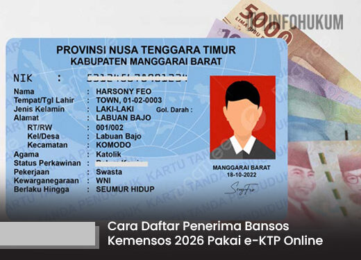 Cara Daftar Penerima Bansos Kemensos 2026 Pakai e-KTP Online: Panduan Lengkap & Terbaru