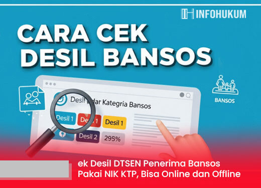 Cek Desil DTSEN Penerima Bansos Pakai NIK KTP, Bisa Online dan Offline