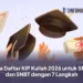 Cara Daftar KIP Kuliah 2026 untuk SNBP dan SNBT dengan 7 Langkah
