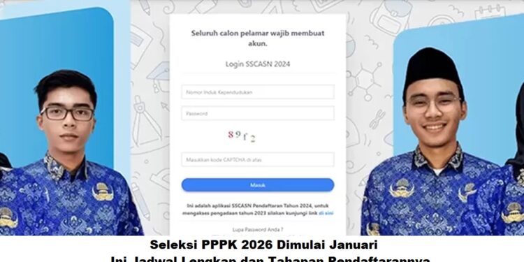 Seleksi PPPK 2026 Dimulai Januari, Ini Jadwal Lengkap dan Tahapan Pendaftarannya