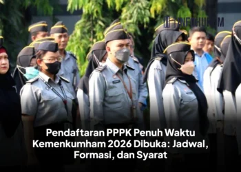 Pendaftaran PPPK Penuh Waktu Kemenkumham 2026 Dibuka: Jadwal, Formasi, dan Syarat