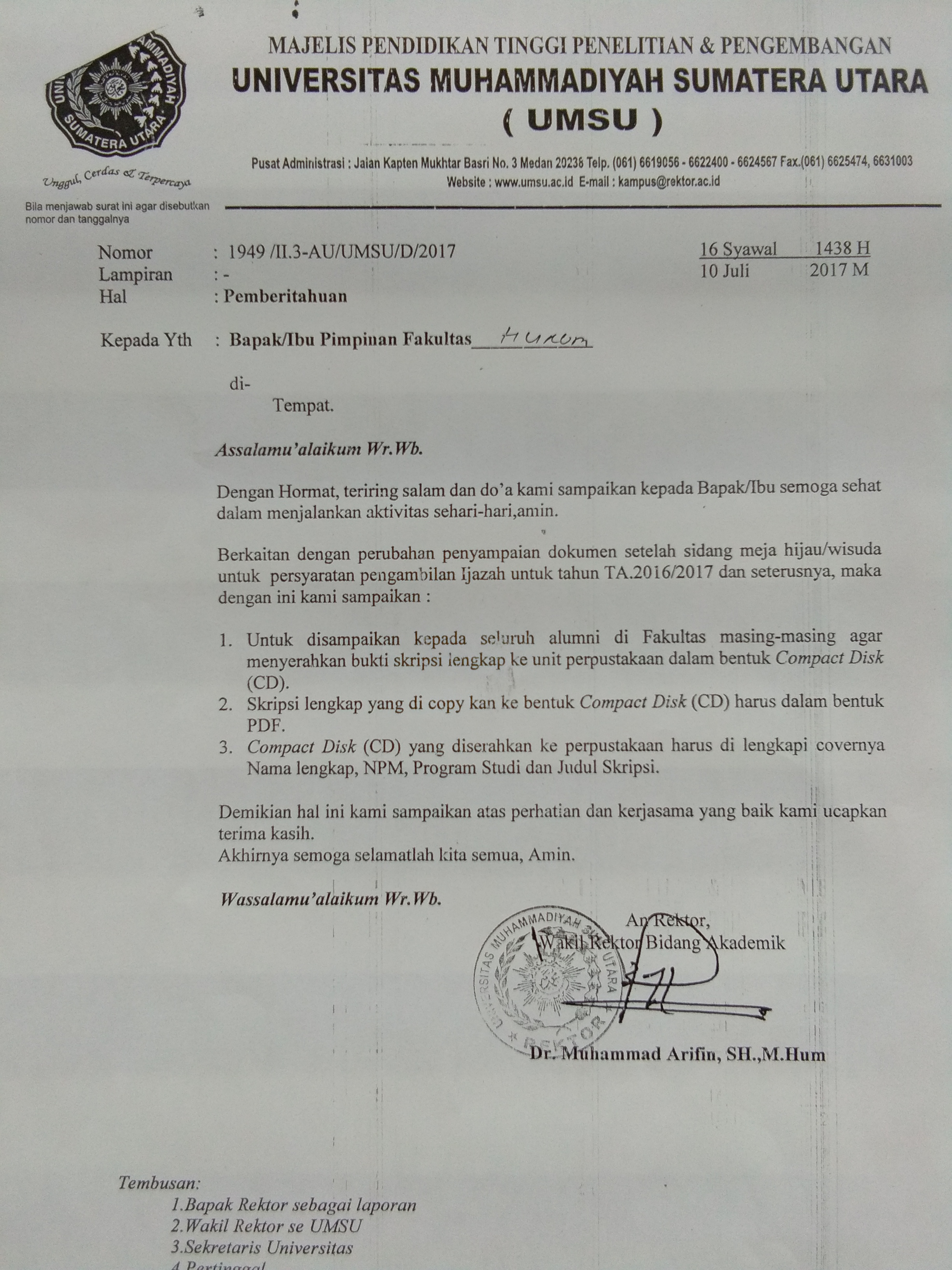 Sekilas Info Fahum