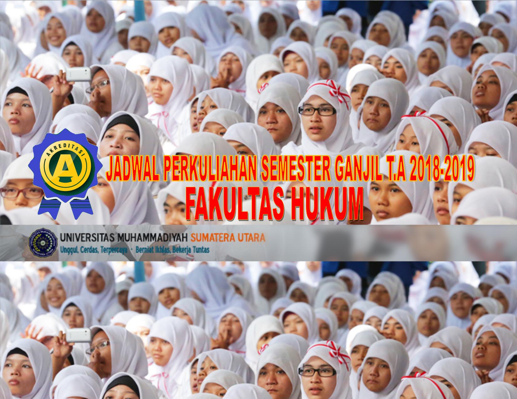 REVISI JADWAL PERKULIAHAN SEMESTER GANJIL TA. 2018-2019