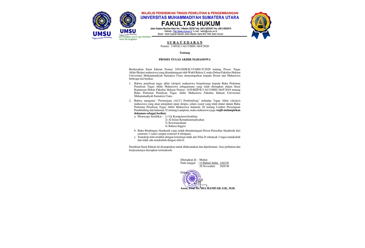SEKILAS INFO PROSES TUGAS AKHIR MAHASISWA/SYARAT MENGIKUTI UJIAN SKRIPSI