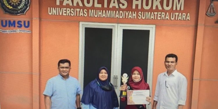 Mahasiswi Fakultas Hukum UMSU Intan Ramadani Raih Juara 1 Puteri Sumatera Utara Multimedia 2021