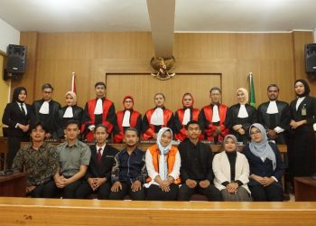 Komunitas Peradilan Semu Fakultas Hukum UMSU Mengikuti Kompetisi Nasional Competition Piala prof Soedarto 8 Universitas Diponegoro Babak Penyisihan Pertama