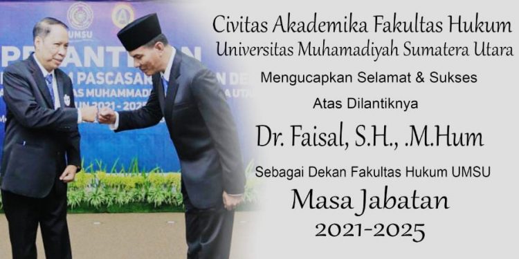 Pelantikan Dekan Fakultas Hukum  2021-2025