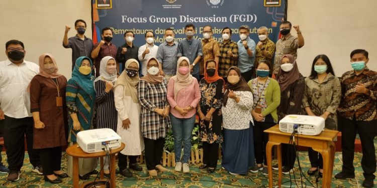 Dosen HTN asal Fahum UMSU mengikuti Kegiatan FGD Monitoring Dan Evaluate putusan MK RI