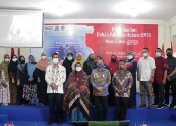 Acara Pisah Sambut Dekan Fakultas Hukum UMSU Berlangsung Penuh Keharuan