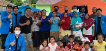 Mahasiswa Fakultas Hukum UMSU Turun Tangan untuk Korban Banjir di Sei Rampah