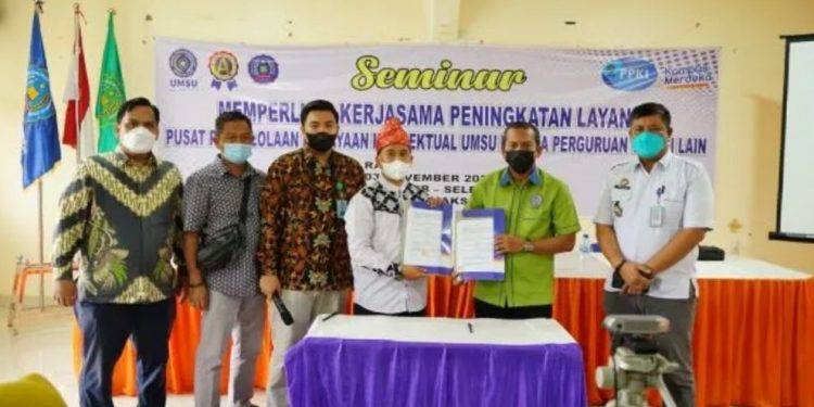 Gelar Seminar Bersama, STKIP AL-Maksum Langkat Siap Berkolaborasi dengan PPKI UMSU