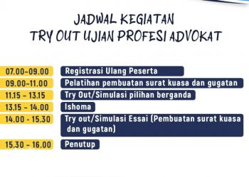 Fakultas Hukum UMSU Selenggarakan Try Out Ujian Profesi Advokat