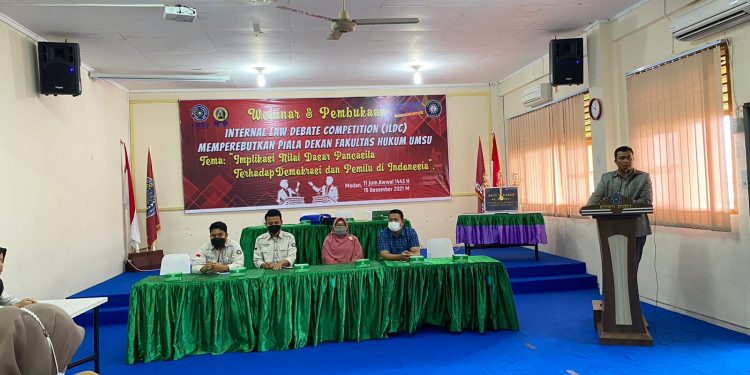 KDH UMSU – WEBINAR DAN PEMBUKAAN INTERNAL LAW DEBAT DEBATE COMPETITION 2021