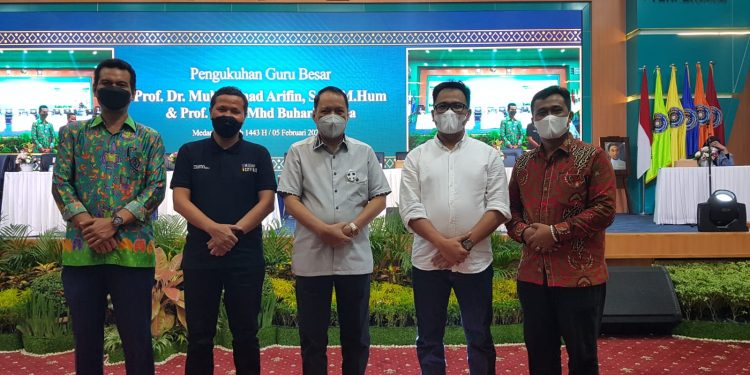 Sosialisasikan Program PGN, Alumni Fakultas Hukum UMSU Sabaruddin Manurung, SS, S.H Berkunjung Ke Kampus