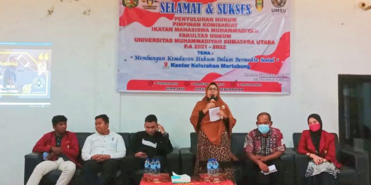 Wakil Dekan III FAHUM UMSU Buka Kegiatan Penyuluhan Hukum PK IMM FAHUM UMSU