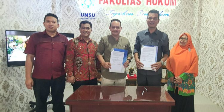 Fakultas Hukum UMSU Selenggarakan MoU dengan APHTN-HAN Sumut