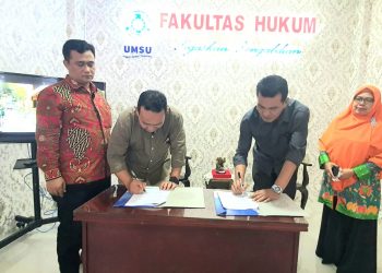 Fakultas Hukum UMSU Selenggarakan MoU dengan APHTN-HAN Sumut