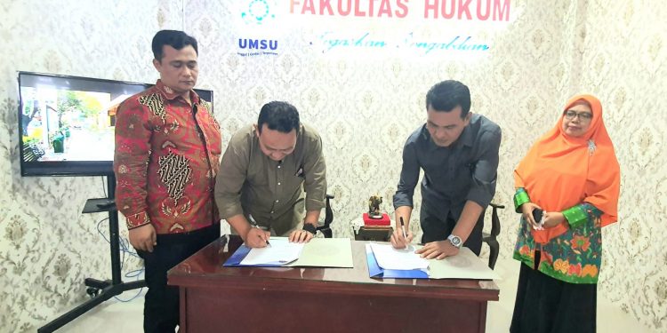Fakultas Hukum UMSU Selenggarakan MoU dengan APHTN-HAN Sumut
