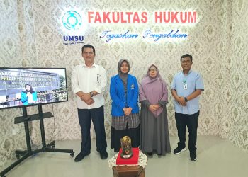 Mahasiswa Fakultas Hukum UMSU Juara 1 Kompetisi Debat Bahasa Indonesia Nasional Entritons 1.0 2022