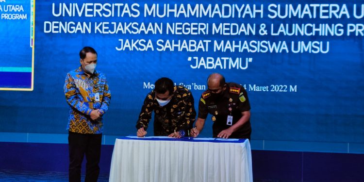 Kerjasama Fahum UMSU Dengan Kejaksaan Negeri Medan Diharapkan  Melahirkan Pemikiran Baru Dalam Pencegahan Terjadinya Tindak Pidana