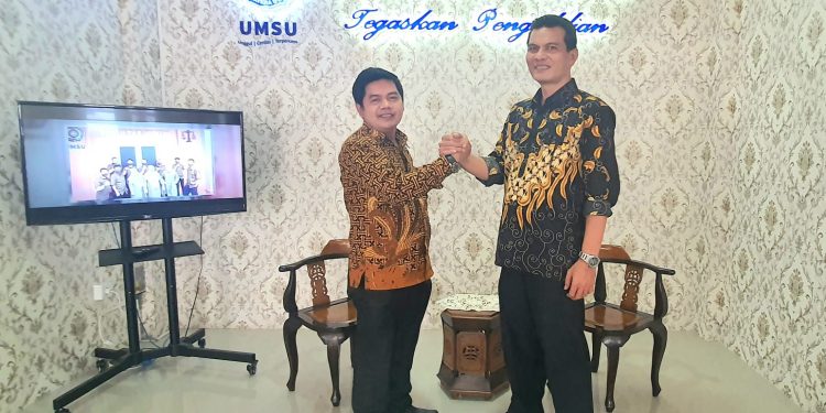 Bincang Santai Dekan Fakultas Hukum UMSU Dengan Ka. Prodi Magister Ilmu Hukum UMSU