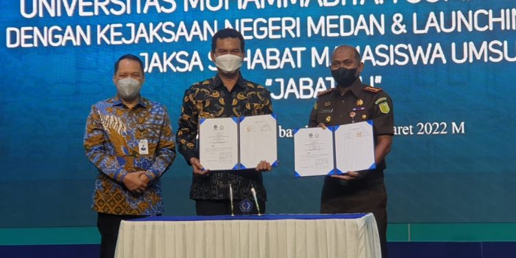 Fakultas Hukum UMSU dan Kejari Medan Jalin Kerjasama Jaksa Sahabat Mahasiswa