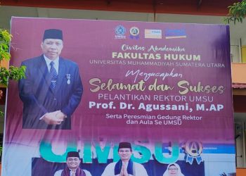 Civitas Akademika Fakultas Hukum UMSU Sampaikan Selamat Terhadap Pelantikan Rektor UMSU Prof. Dr. Agussani, M.AP