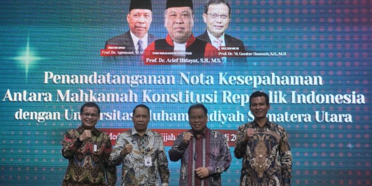 UMSU Laksanakan Kuliah Umum dan Perpanjang Kerjasama Dengan Mahkamah Konstitisi