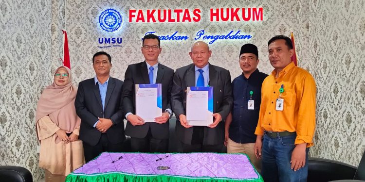 Perkuat Kerjasama Antar Fakultas di UMSU, Fakultas Hukum Dan Fakultas Ilmu Komputer & Teknologi Informasi Jalin Kerjasama