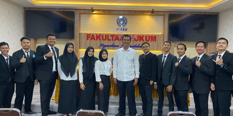Dr. Faisal, SH., M.Hum membuka langsung Sidang Meja Hijau Fakultas Hukum UMSU