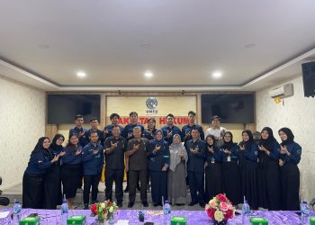 KPS FH UMSU MENGHADIRKAN HAKIM AD HOC PENGADILAN NEGERI MEDAN SEBAGAI NARASUMBER DALAM SOSIALISASI NATIONAL MOOT COURT COMPETITION PIALA JAKSA AGUNG 2022.
