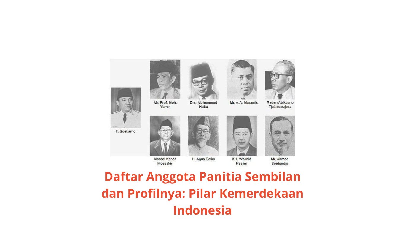 Daftar Anggota Panitia Sembilan Dan Profilnya Pilar Kemerdekaan Indonesia Fakultas Hukum 