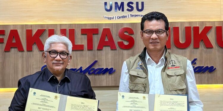 Perkuat Bidang Pendidikan, FH UMSU Bangun Kerja Sama Dengan FH Universitas Sriwijaya