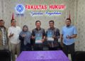 Fakultas Hukum Melakukan Penandatanganan Implementation of Agreement: Kolaborasi Penelitian Untuk Meningkatkan Publikasi Jurnal Internasional Bereputasi