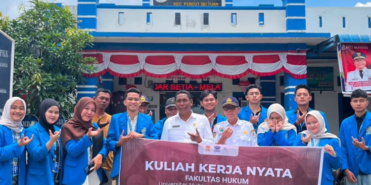 KKN Kelompok 2 FH UMSU: 202 Mahasiswa Diterjunkan ke 14 Lokasi untuk Berdampak Kepada Masyarakat